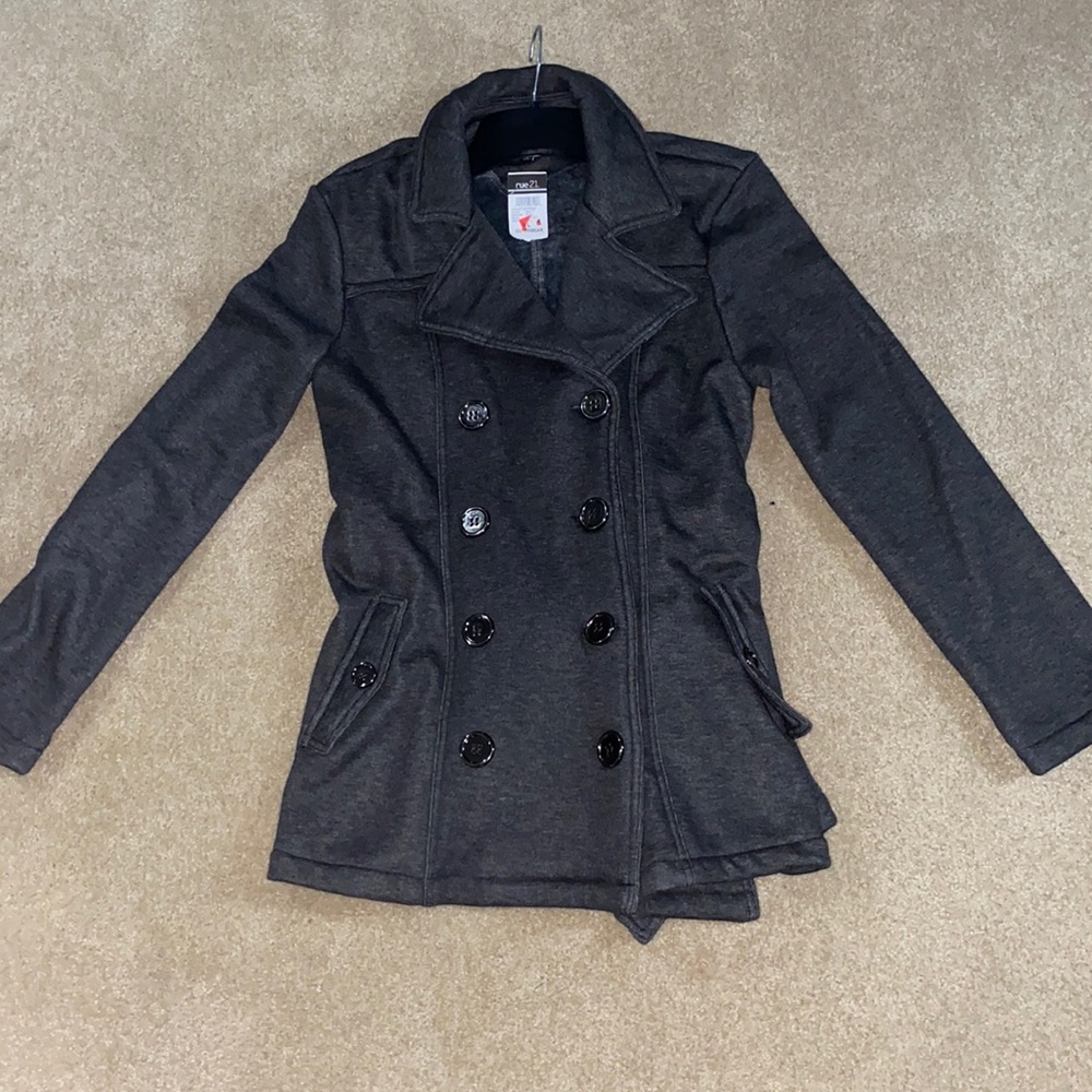 Dark Gray Peacoat